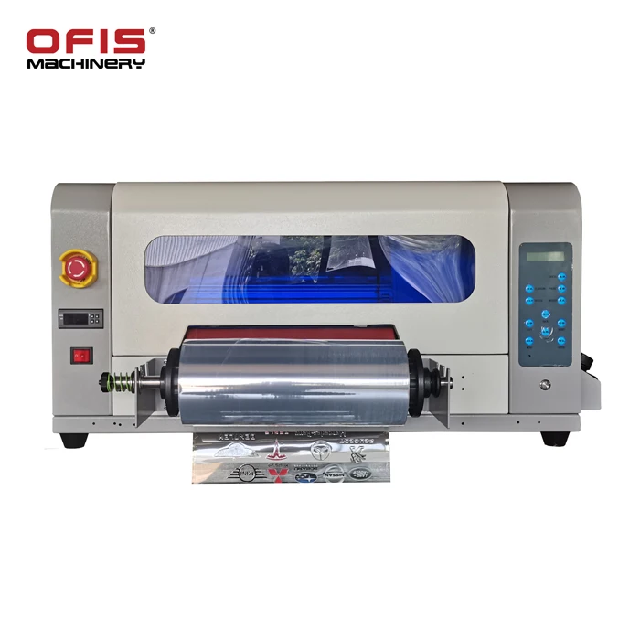 A3 UV DTF принтер рулонный Crystal Label Printer с ламинатором