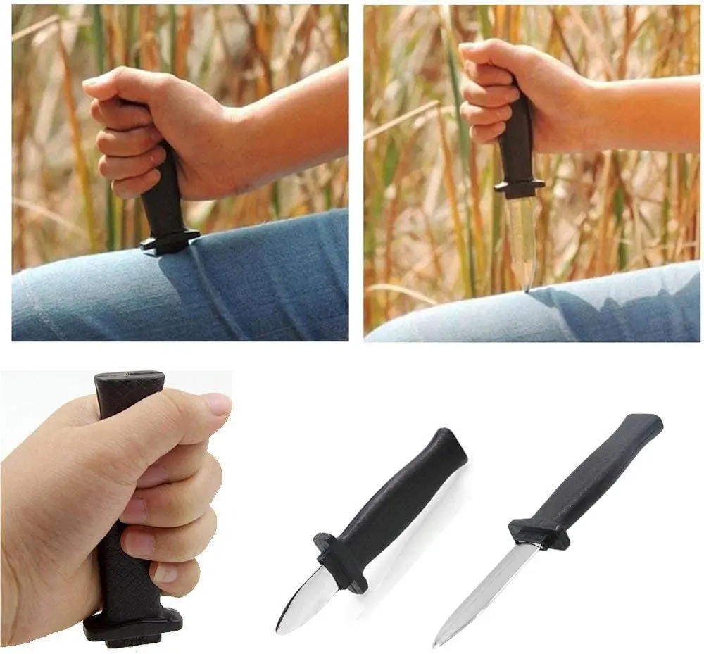 Retractable Prop False Knife Halloween Fools Day Party Magic False Trick Gadget Toys Plastic Disappearing Dagger Toy Knife