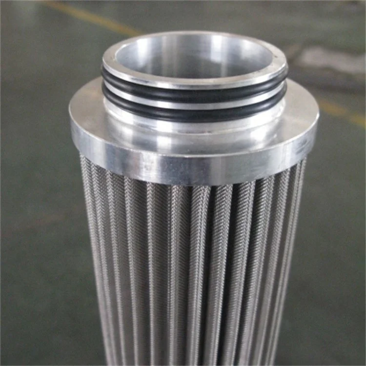 10 micron  stainless steel  mesh pleated filter cartridge ss filter pleated filter cartridge