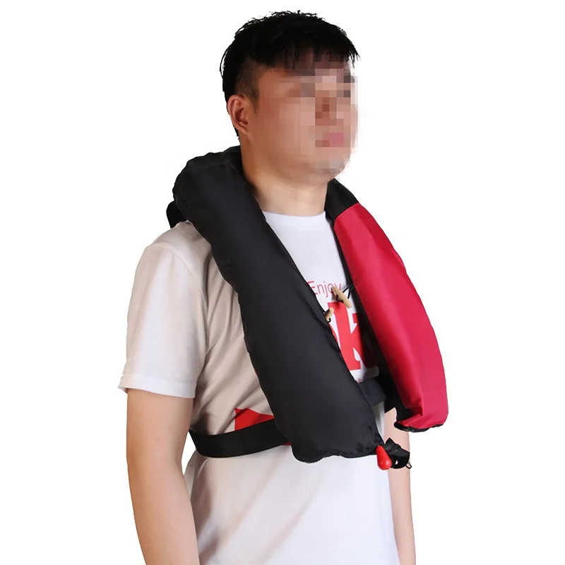 Двухкамерный большой плавучий жилет с маринованной подушкой безопасности сертификат 275N спасательный надувной