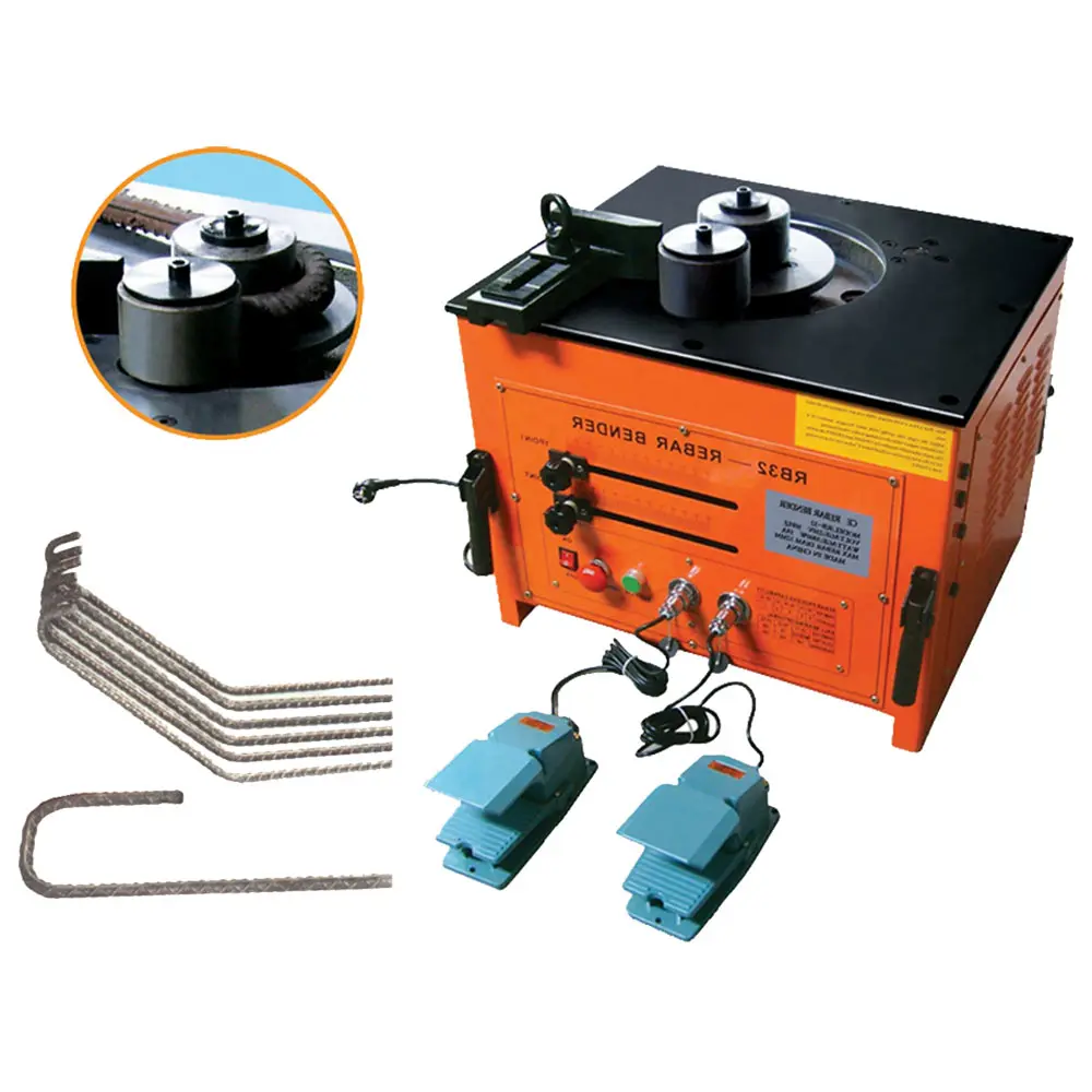 RB-32 32mm 220/110V electric automatic rebar bender copper bending machine