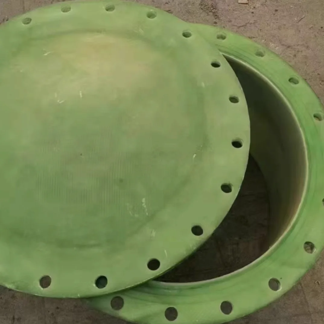 FRP pipe fittings pressure short-circuit flange elbow tee variable diameter special-shaped custom anti-corrosion FPR air valve