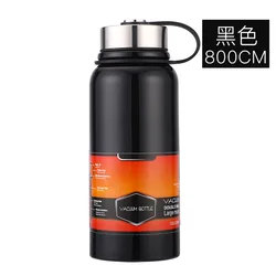 Stainless Steel Wide Mouth Thermos Water Bottle Flask custom sport 800ml 1000ml double wall vacuum flask