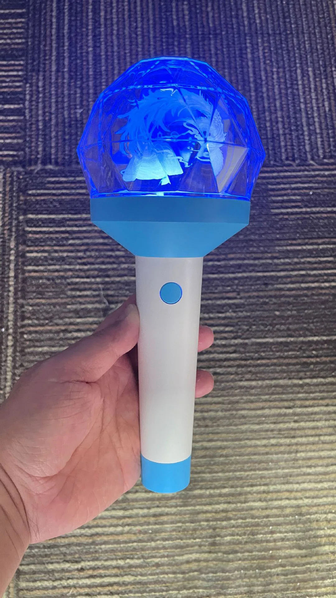 Japan Koran Kpop custom LOGO 15 colors LED light stick cheering hand light for fans meeting events concert