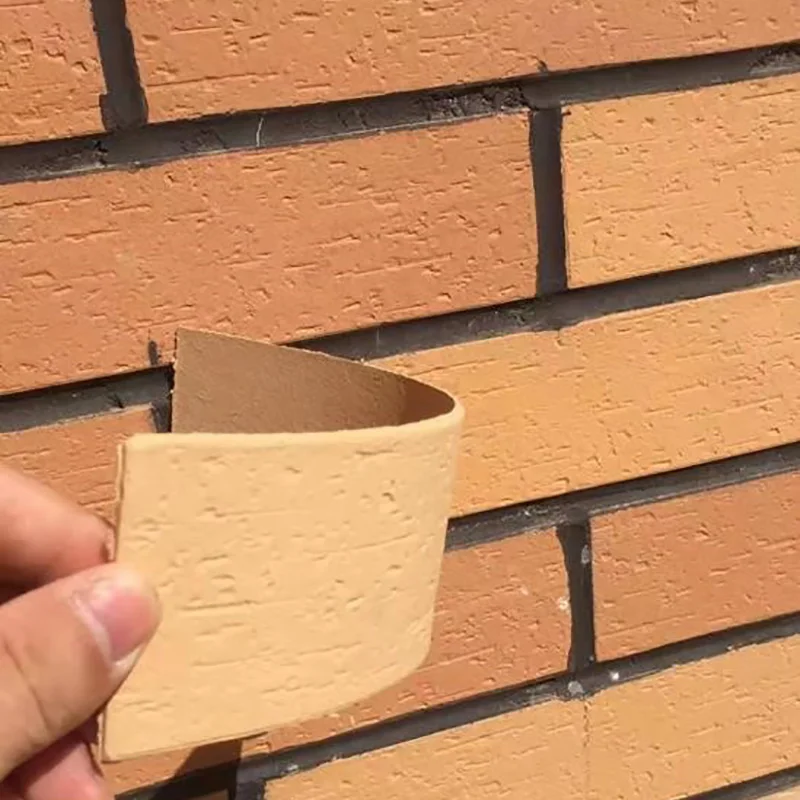 Тонкая и легкая Мягкая керамическая плитка Гибкая каменная облицовочная полоса Гибкая настенная плитка