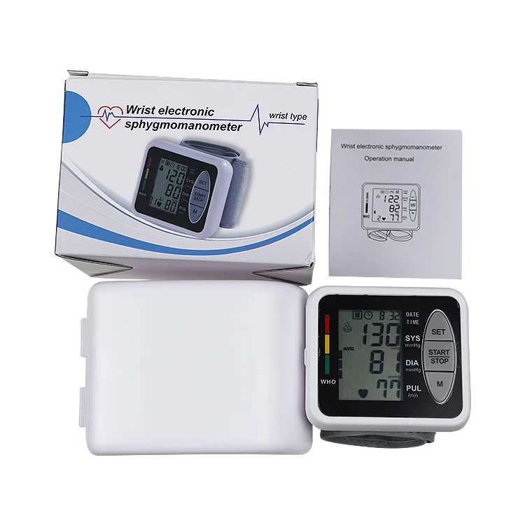 Factory Price OEM Logo Machine Digital Automatic Sphygmomanometer Bp Wrist Blood Pressure Monitor