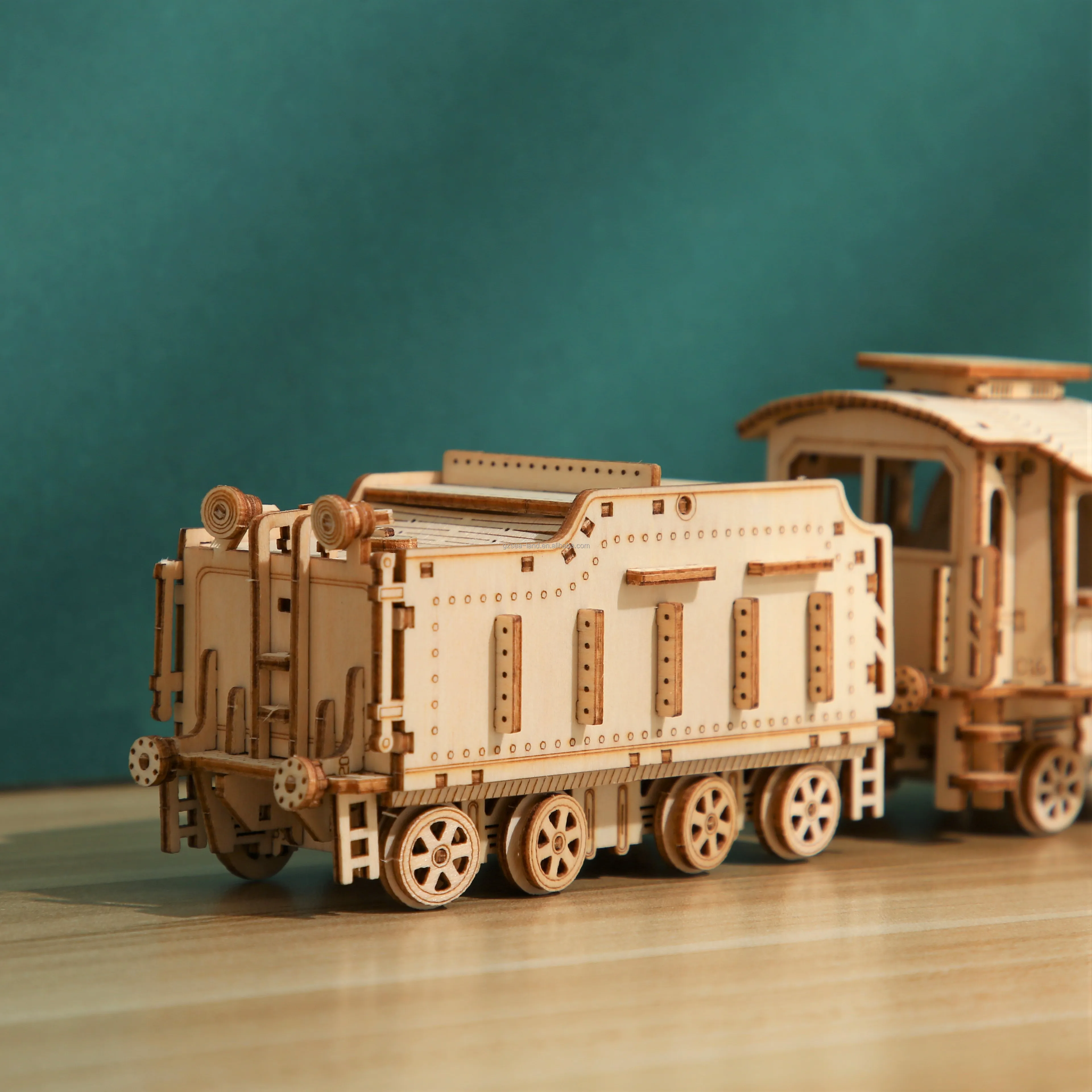 Sealand Toy Factory Train Engine Adult 3d Mechanical Wooden Puzzle