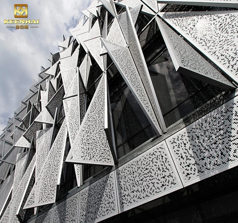 Outdoor Stainless Steel Decorative Exterior Wall Cladding designs