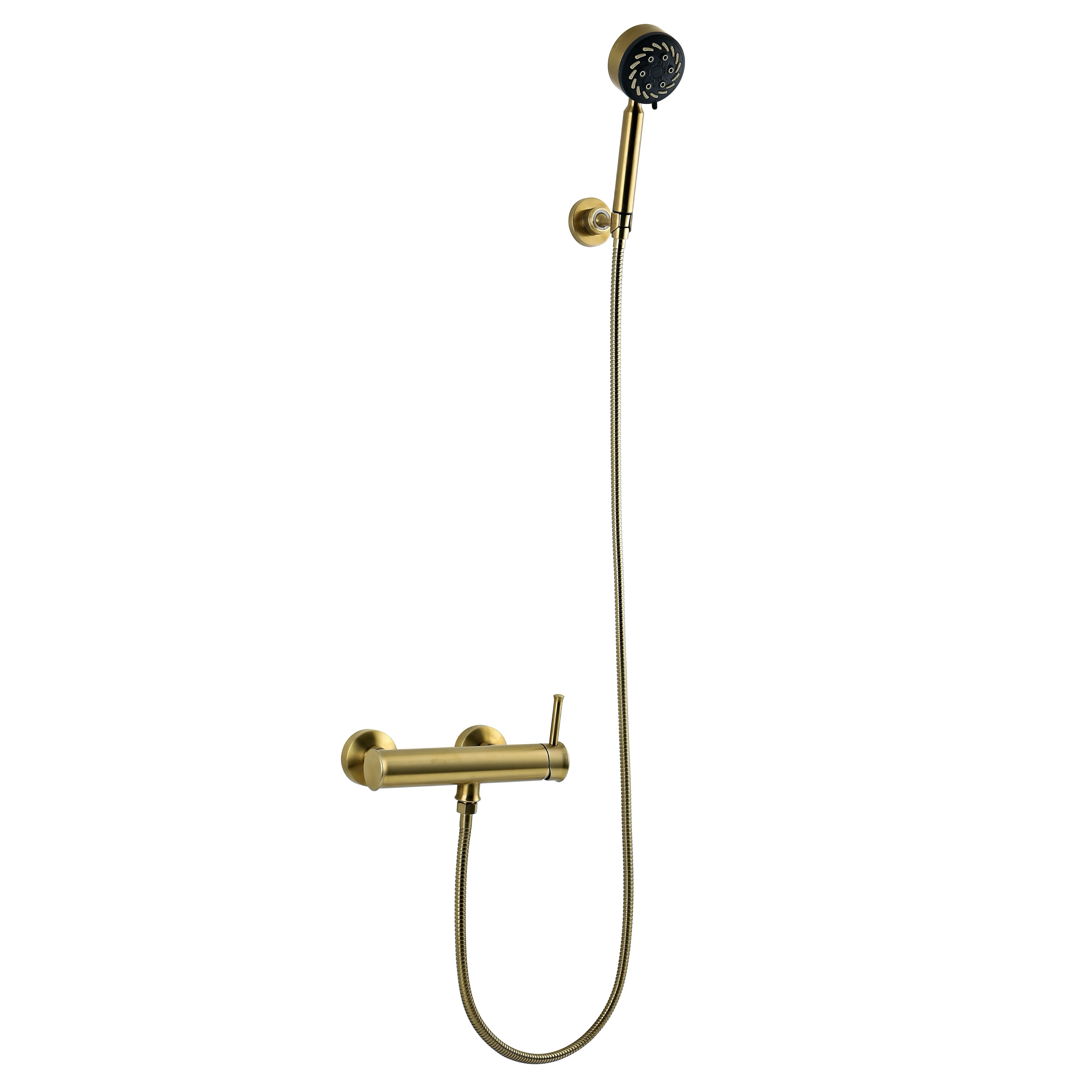 
Gold color antique style bathroom bedroom shower rain faucets stainless steel material high quality shower head 