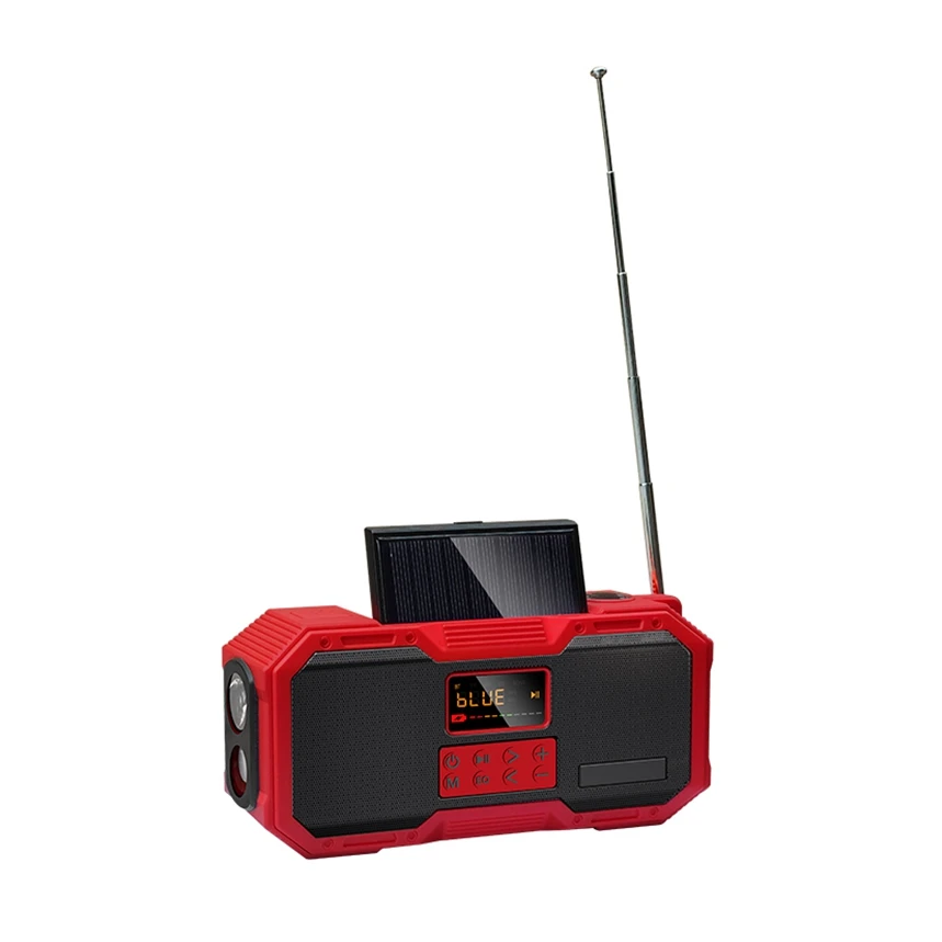 Good quality home Radios Speakers Auto DAB+ AM Fm Digital Radio With Solar Light For Camping