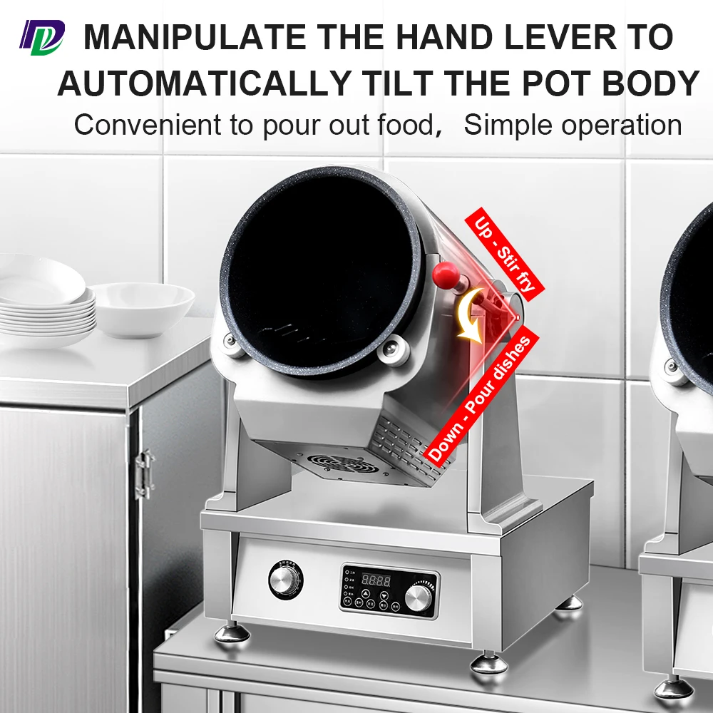 Restaurant Fried Rice Machine Smart Intelligent Cooking Robot Stir Fryer Commercial Wok Robot Automatic Stir Fry Machine
