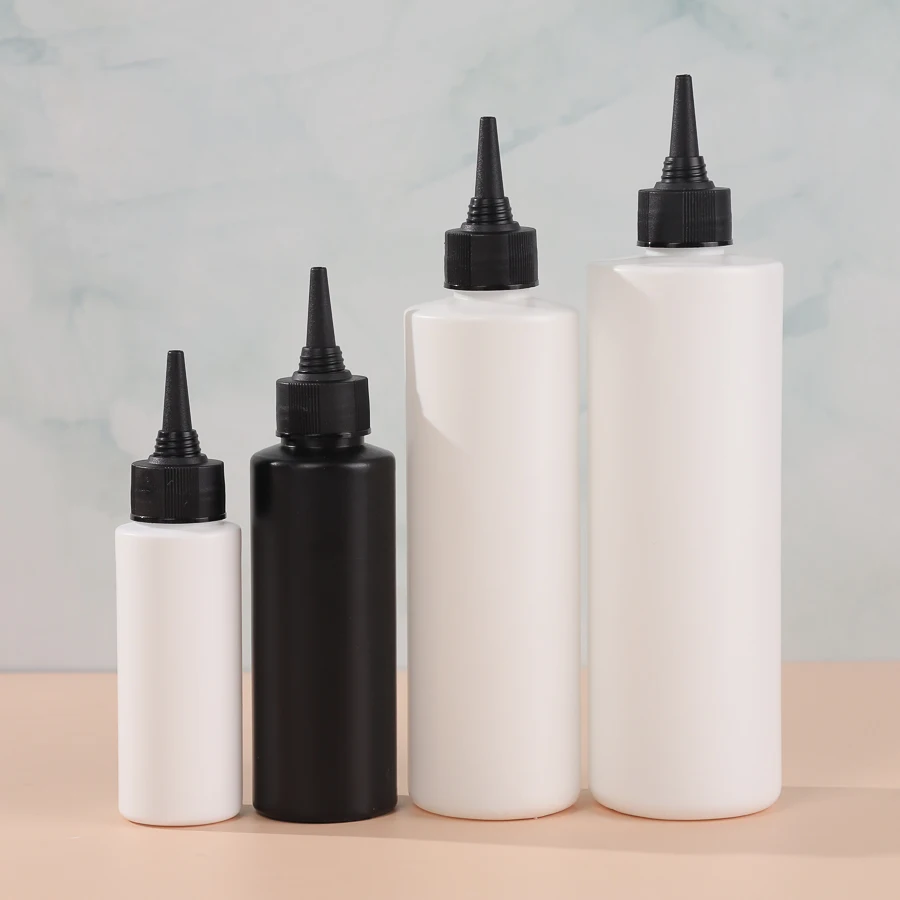 Plastic Squeeze Bottle with Clip Handle Sauce Liquid Bottle Easy to Squeeze Plastic Bottle for Glue