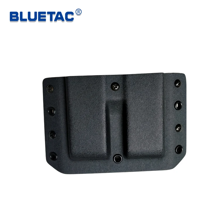 Bluetac Tactical OWB Kydex Double Mag Holster 9mm Mag Pouch Case