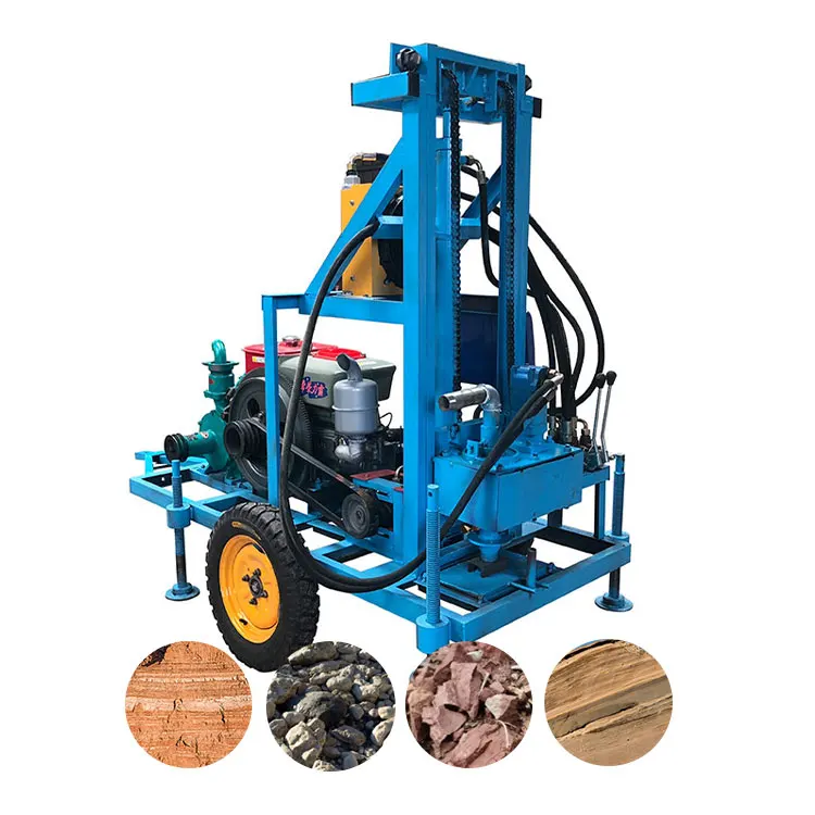 150m 22HP Mine Drilling Rig /Underground deep water Borehole Drilling Machine /Water well rotary drilling rig for sale