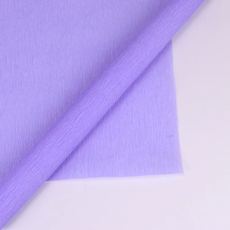 Newly design novelty flower wrapping Crepe paper colorful floral packing paper for flower bouquet