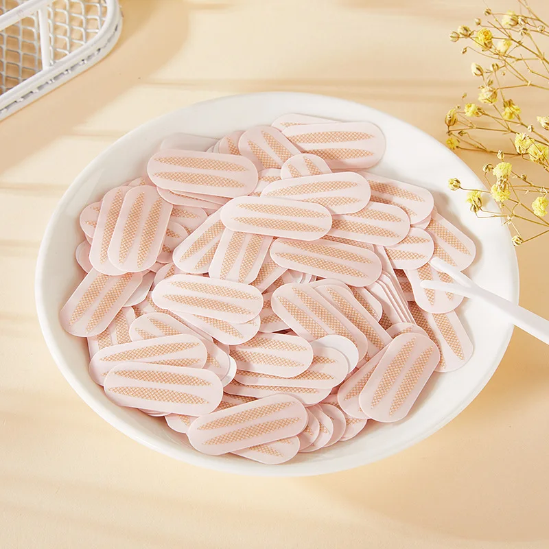 2021 Latest Design Natural Lace Super Invisible Portable Double Eyelid Stickers/Tape for Makeups