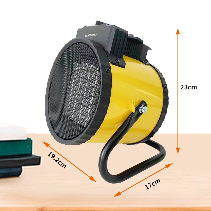 2000W Mini Electric Ptc Air Heater Industrial Greenhouse Garage Fan Heater for Indoor Bedroom