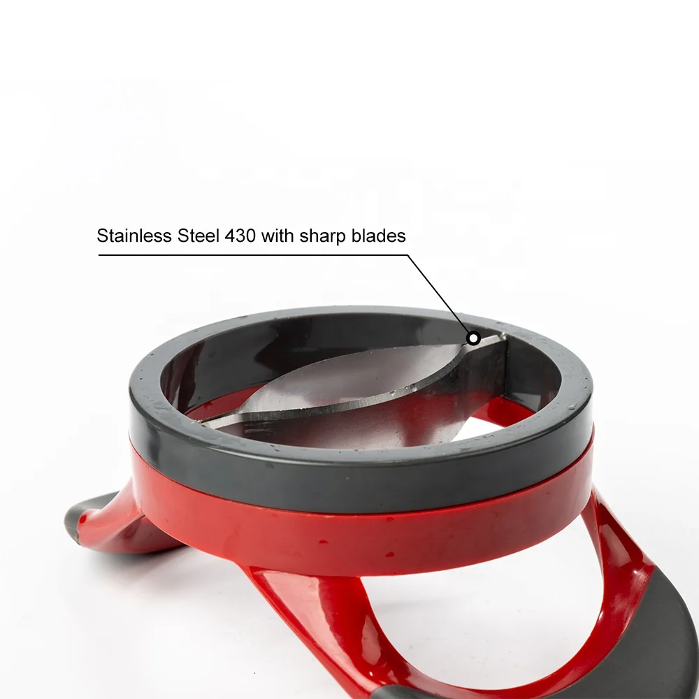 Fruit Gadgets Stainless Steel Mango Slicer Non-slip TPR Handle Mango Cutter