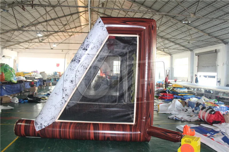 New Arrival inflatable axes throwing dart game carnival sports game for adults inflatable axes throwing