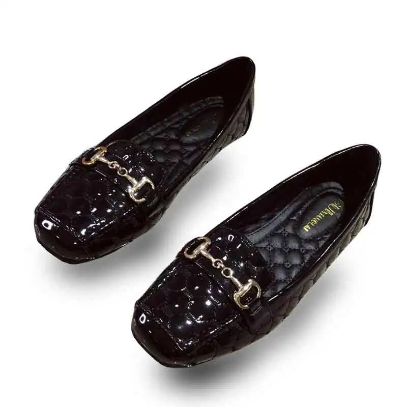 
Fashion Ballerina Women Flats Patent Leather Ladies lady Footwear Women Flat Shoes 