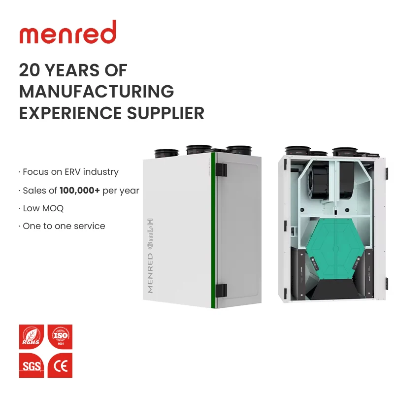 Menred Air Recuperator Fresh Air Ventilation Ventilation With Energy Recovery