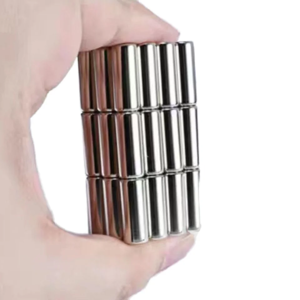 Nickel mini Disc Strong Magnets Neodium Industrial Materials N52 Neodymium Magnetic Radial Magnetization Neodium Magnet Cylinder