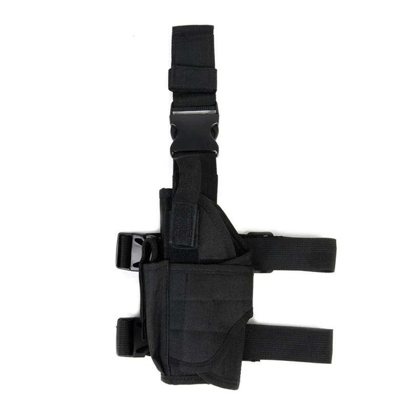 Custom Outdoor Tactical CS Training Gaiter Leg Bag Multi-action Camo Quick Draw Hunting Bag Portable combined Waist kit