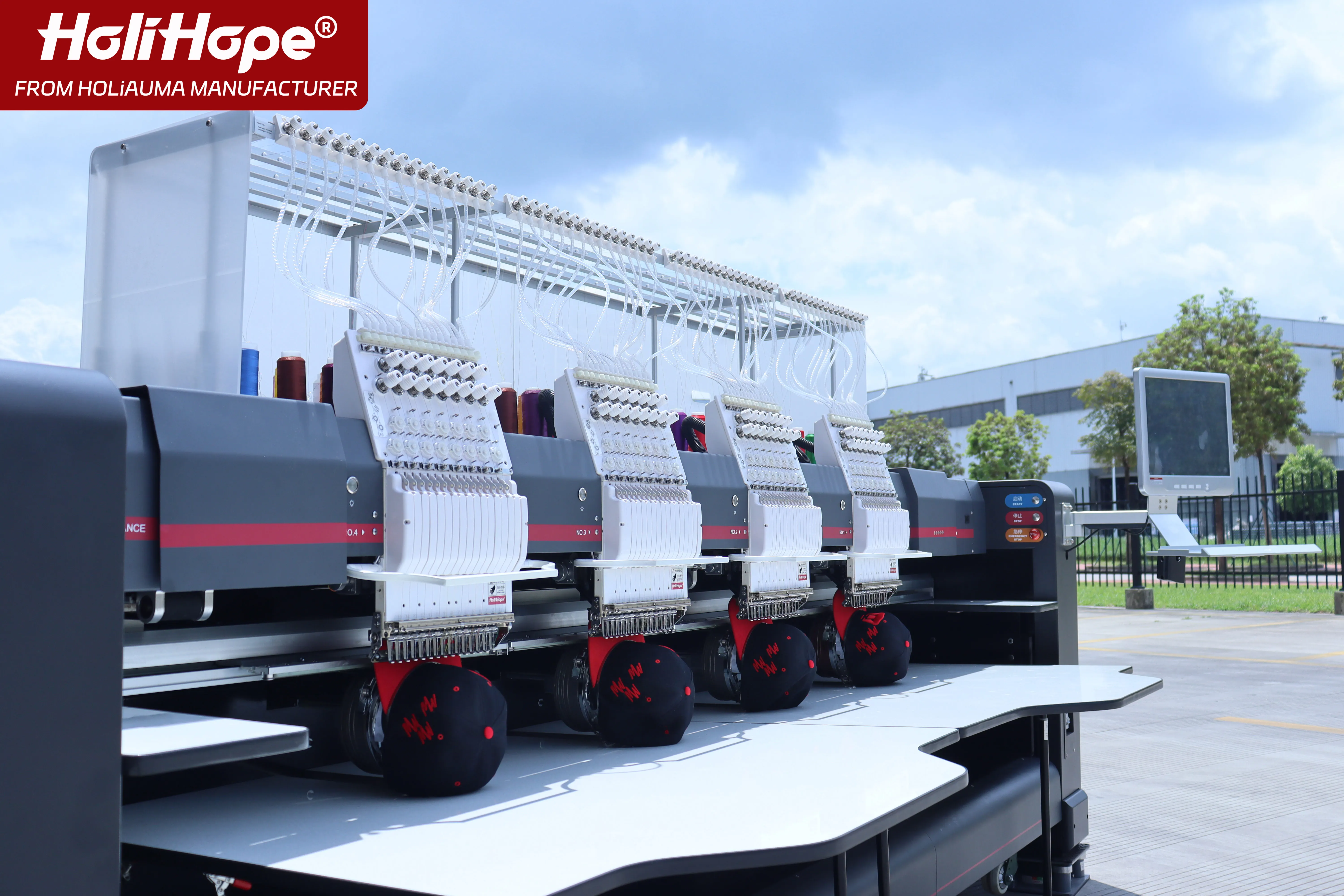 Like Zsk Happy Swf Tajima  HO1504H-AI 15 needle 4 heads embroidery machine cheap hat t-shirt flat 3D embroidery machine price