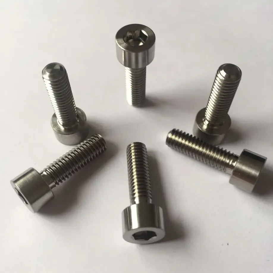 High Quality Custom M6 Hexagon Socket Head Cap Screws Nickel Material with Incoloy 825 Din912 Metric Measurement System