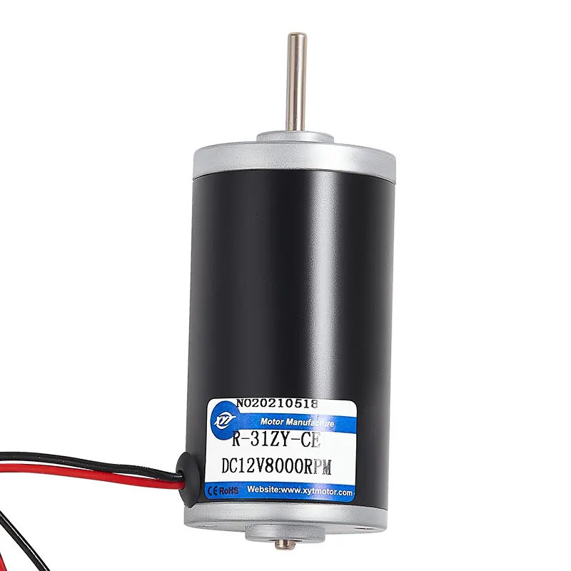 XYT 31ZY Steel Tube Mini 19mm Length Shaft 200g.cm Load Torque Permanent Magnet DC motor Reversing 6v 12v 24v high speed motor