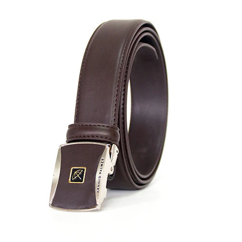 Top Quality Double-sided Genuine Leather Automatic 4.5 cm Rachet  Buckle Belt with Color Printing real leather belt