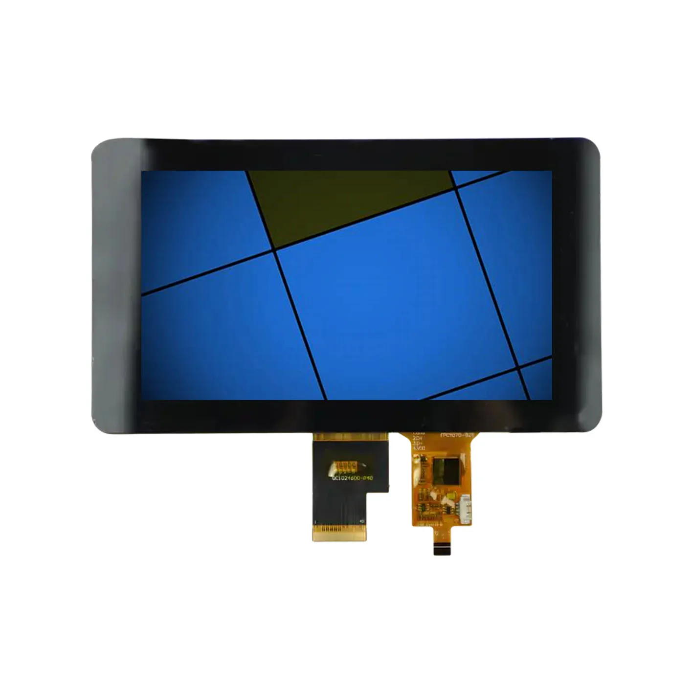 7 inch Custom tft touch screen 1024*600 LVDS interface lcd panel with capacitive touch screen