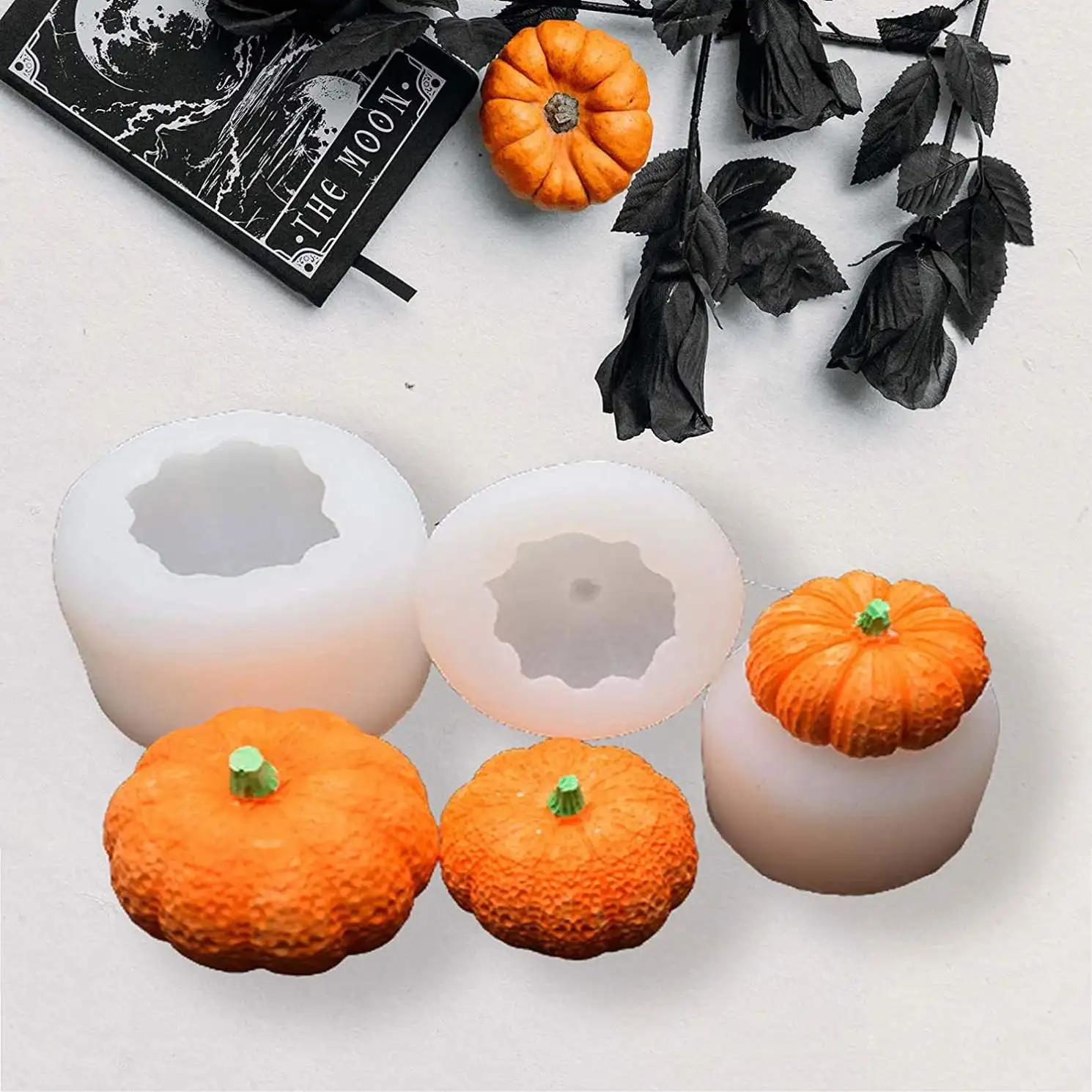 Wholesale Knot Candle Mold Cheap Price Candle Moulds Silicone Pumpkin Creative Mold for Candle