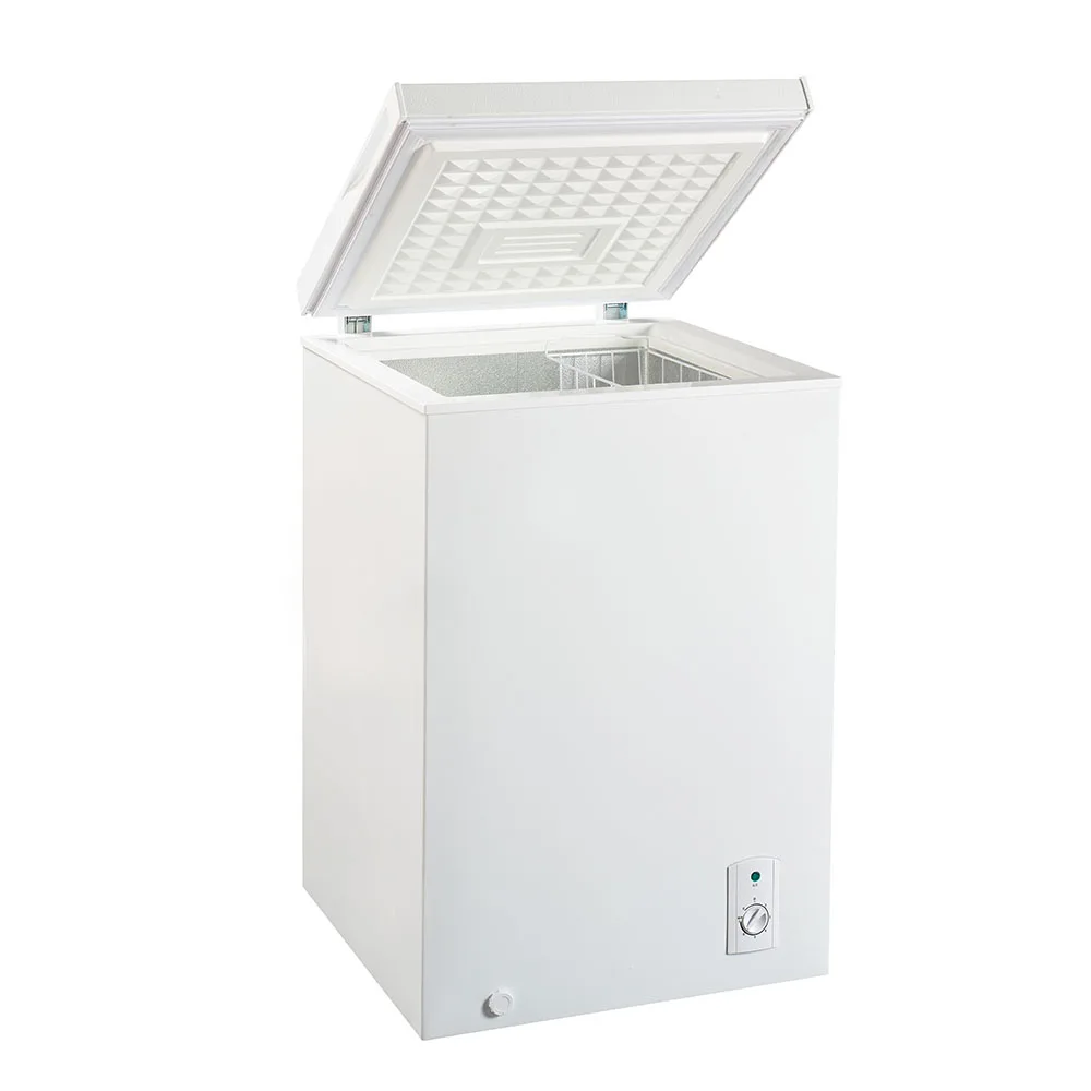 150L Home and Commercial Inside or Outside Condenser Mini Chest Fridge Single Door Small Freezer With Lock and Key