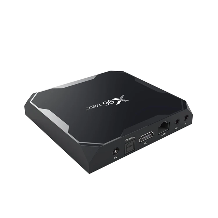 Лучшая ТВ-приставка Android X96 MAX + 4 Гб Dual Wifi B T4.0 Amlogic S905X3 четырехъядерный 9 0 2 ГБ 16 32 Max
