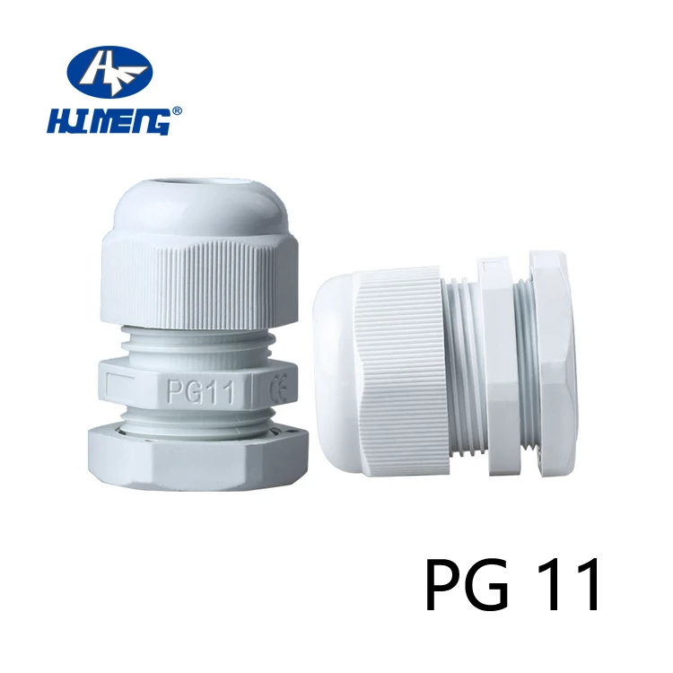 PG11 пластиковый водонепроницаемый разъем IP65 нейлоновый кабельный сальник