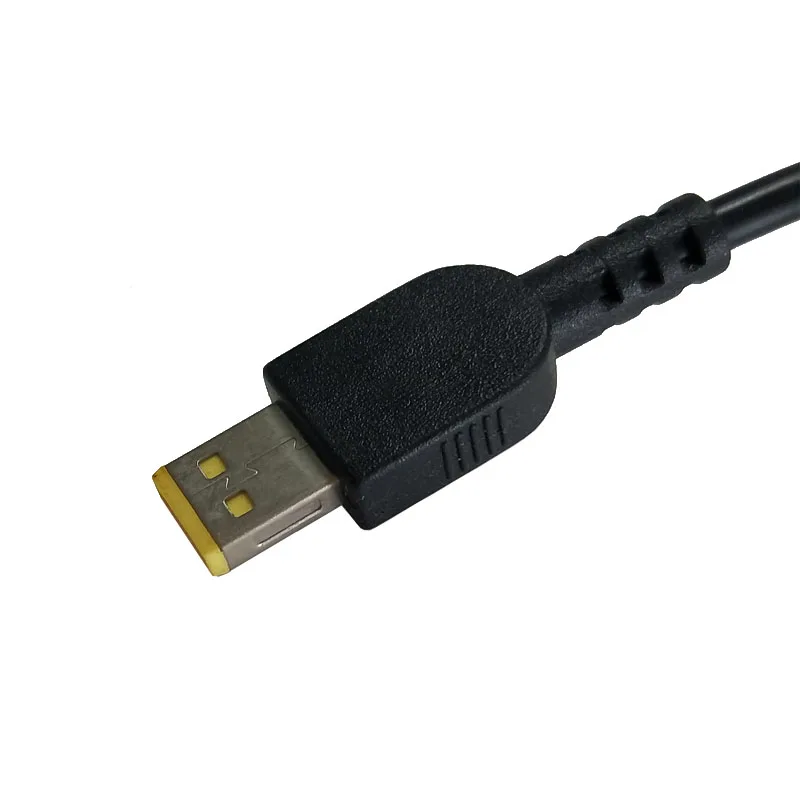 1.5m DC Power Supply Adaptor Tip Plug Connector USB Cord Cable 2 pin For Lenovo ThinkPad Adapter Cable