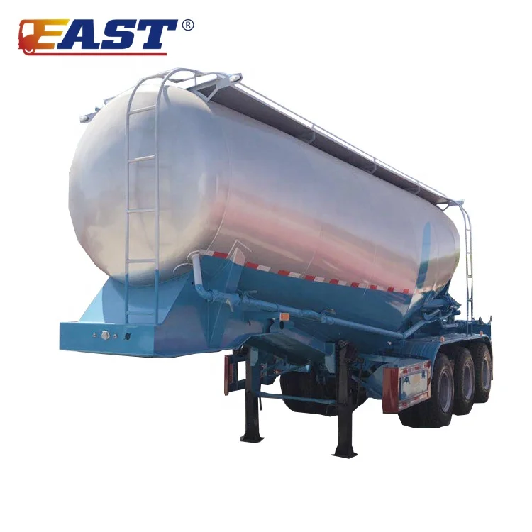 Транспортировочный полуприцеп EAST для муки, 2, 3 оси, 45 куб. М., сухой порошок, крупный цементный материал, цистерна, полуприцеп для склада