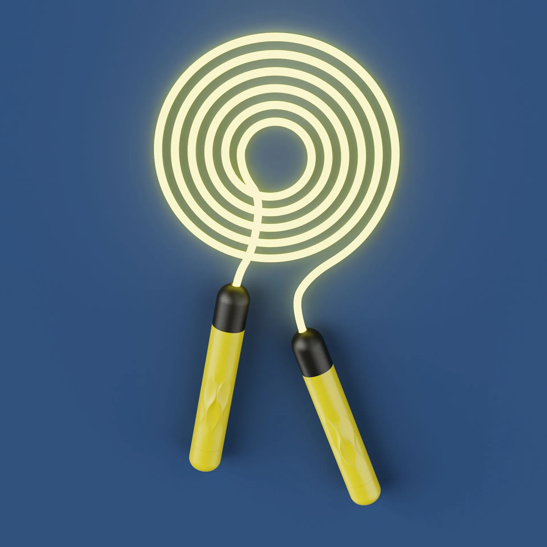 Fitness adjustable 2.8m optical TPU cable Luminous 4.5mm night LED light up jump skipping rope