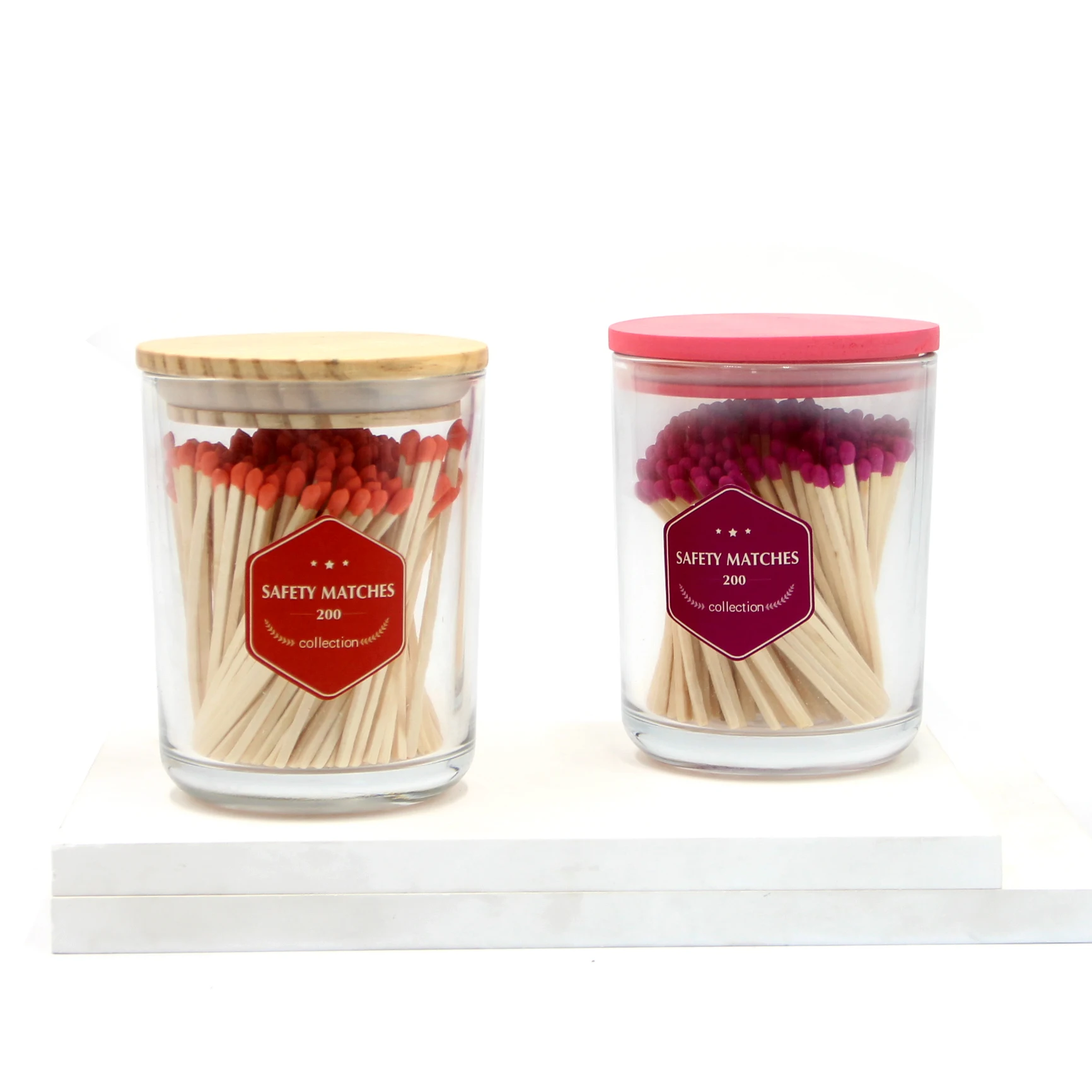 Hot Sale Glass Bottle Matches Matches Jar Lighter Match