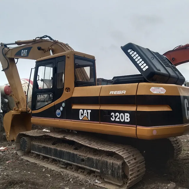 top factory USED good quality  CAT 320B crawler excavator machine Low price for sale  in stock in shanghai