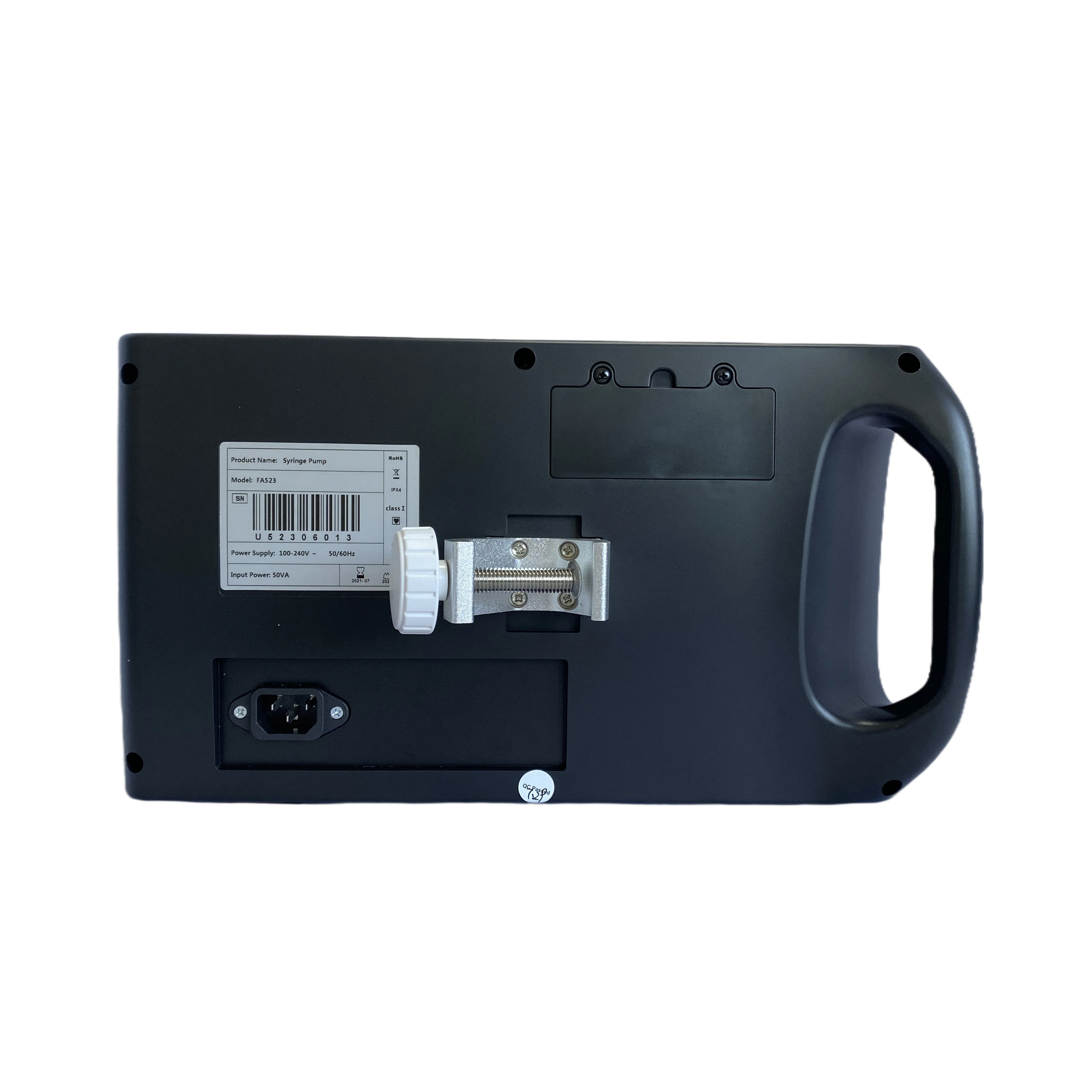 Iv syringe pump peristaltic fa523 double channel syringe pump