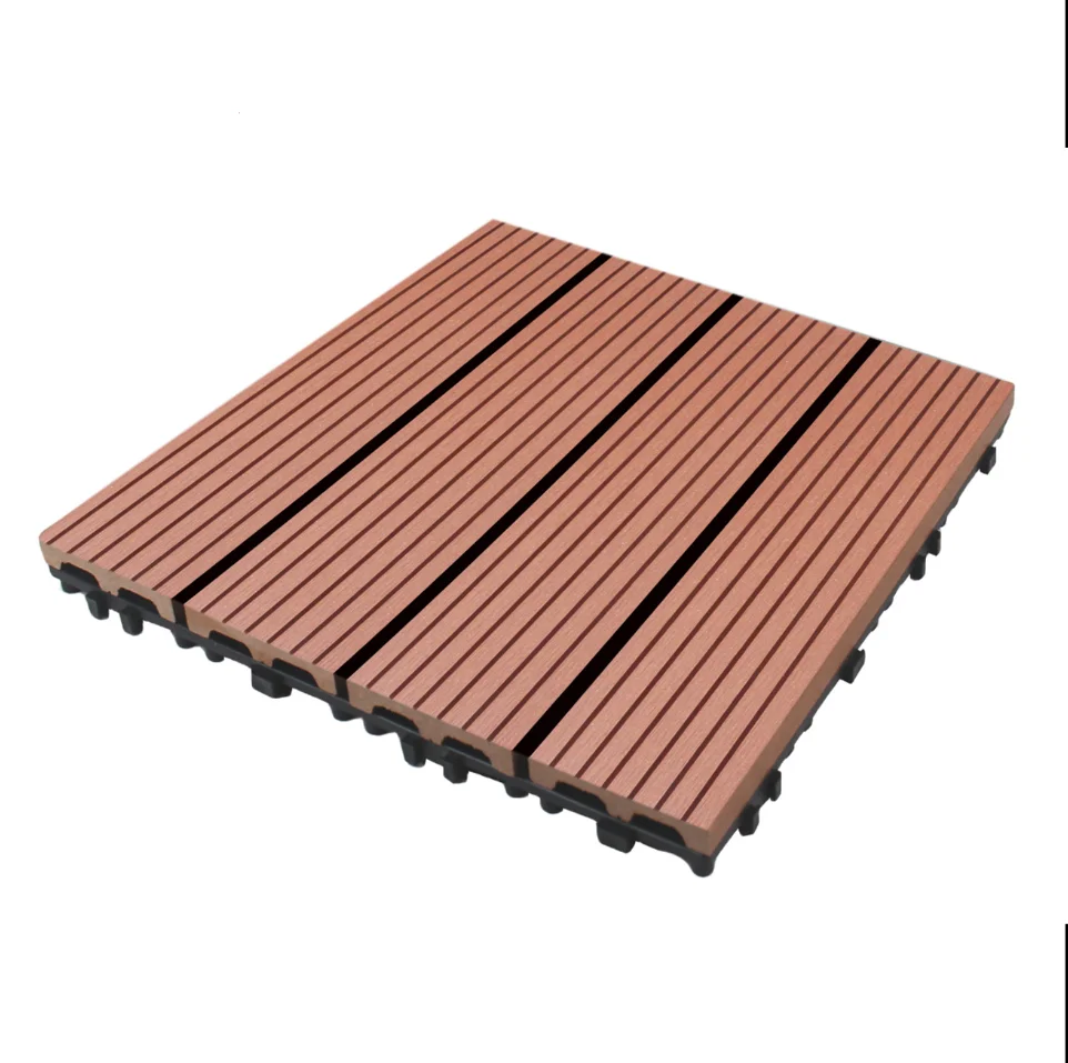 Patio  Waterproof  Wpc Diy Decking Tile Floor Tiles  Plastic Outdoor Flooring Co