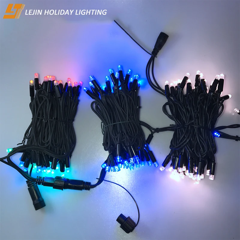 IP65 rated rubber wire male and female connector LED light string led light chain