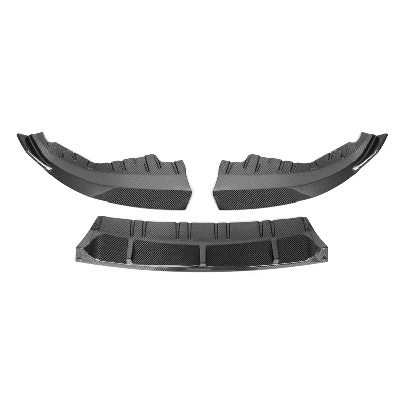 Carbon Fiber Glossy Black Body Kit Exterior Front Lip Bumper Protect Cover For BMW 4 Series G26 front Bumper lip