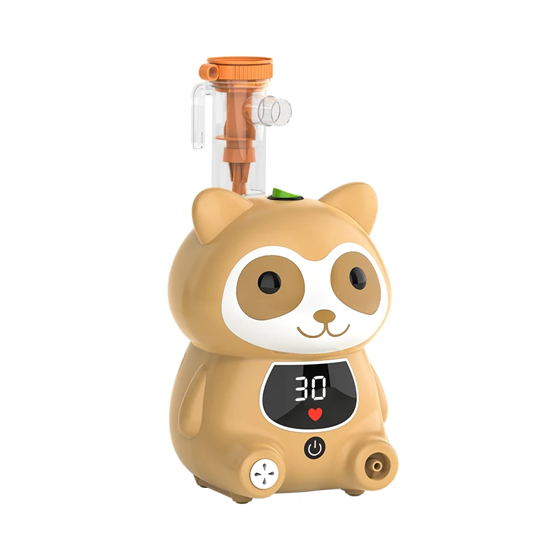 Fitconn Digital screen blue color Mask and mouth type Factory connector accessory nebulizer system With digital display