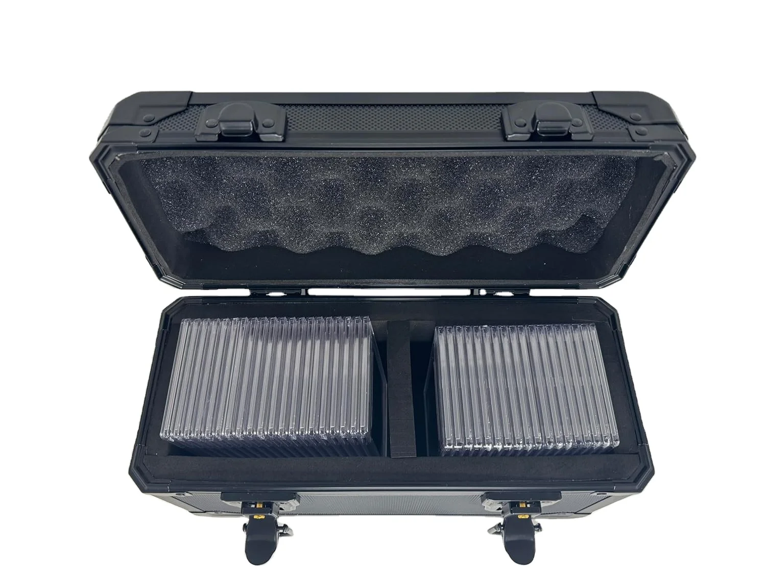 Graded Trading Card Slab Storage Case with lock for 47 Graded Pokemon or Sports Cards