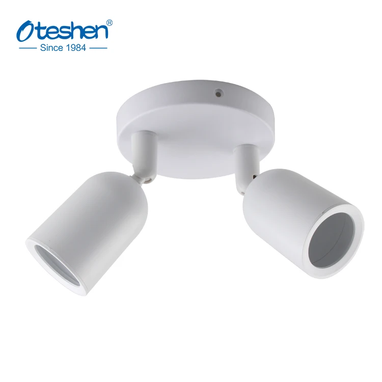 Наружный круглый белый точечный светильник для внутреннего монтажа для светодиодного модуля Gu10/mr16