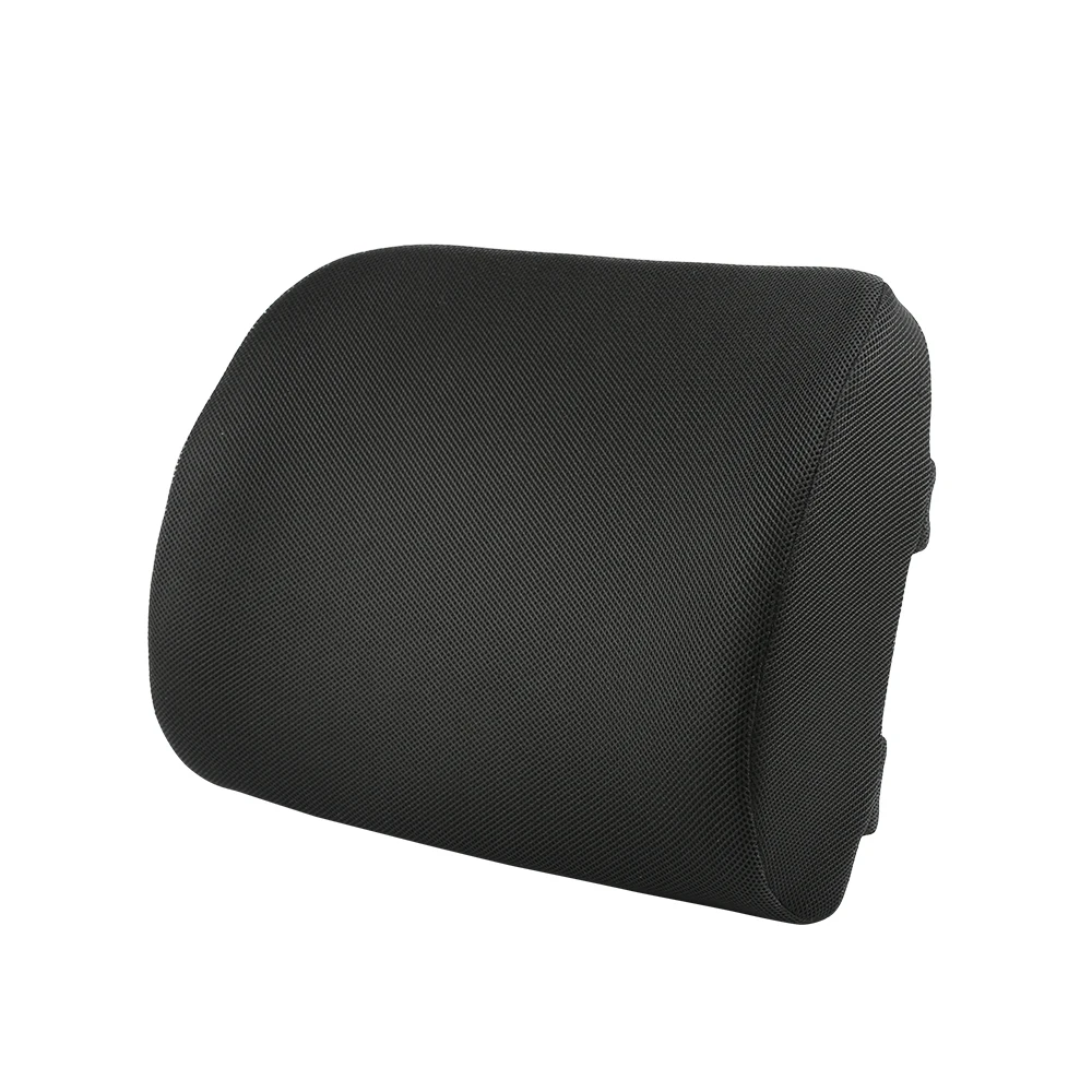 Ergonomic Design Office Back Pain Relief Memory Foam Lumbar Support Cushion With Strap