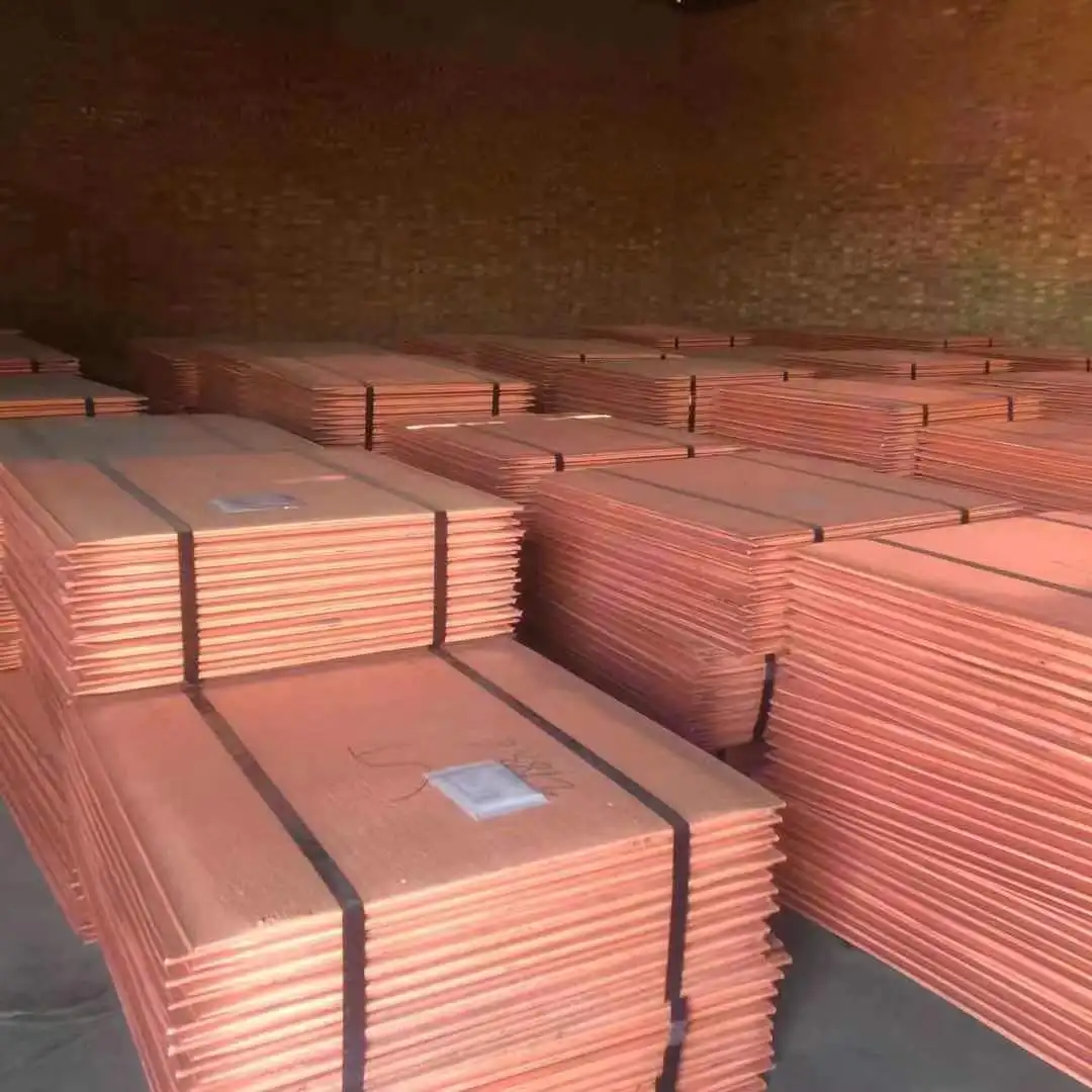 Китайские фабрики международный рынок 99.95% высокочистый медный катод